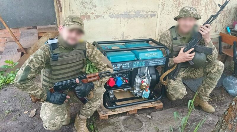 Генератори для ЗСУ — допомога від Березівської громади