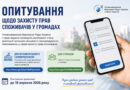 Опитування щодо захисту прав споживачів у громадах